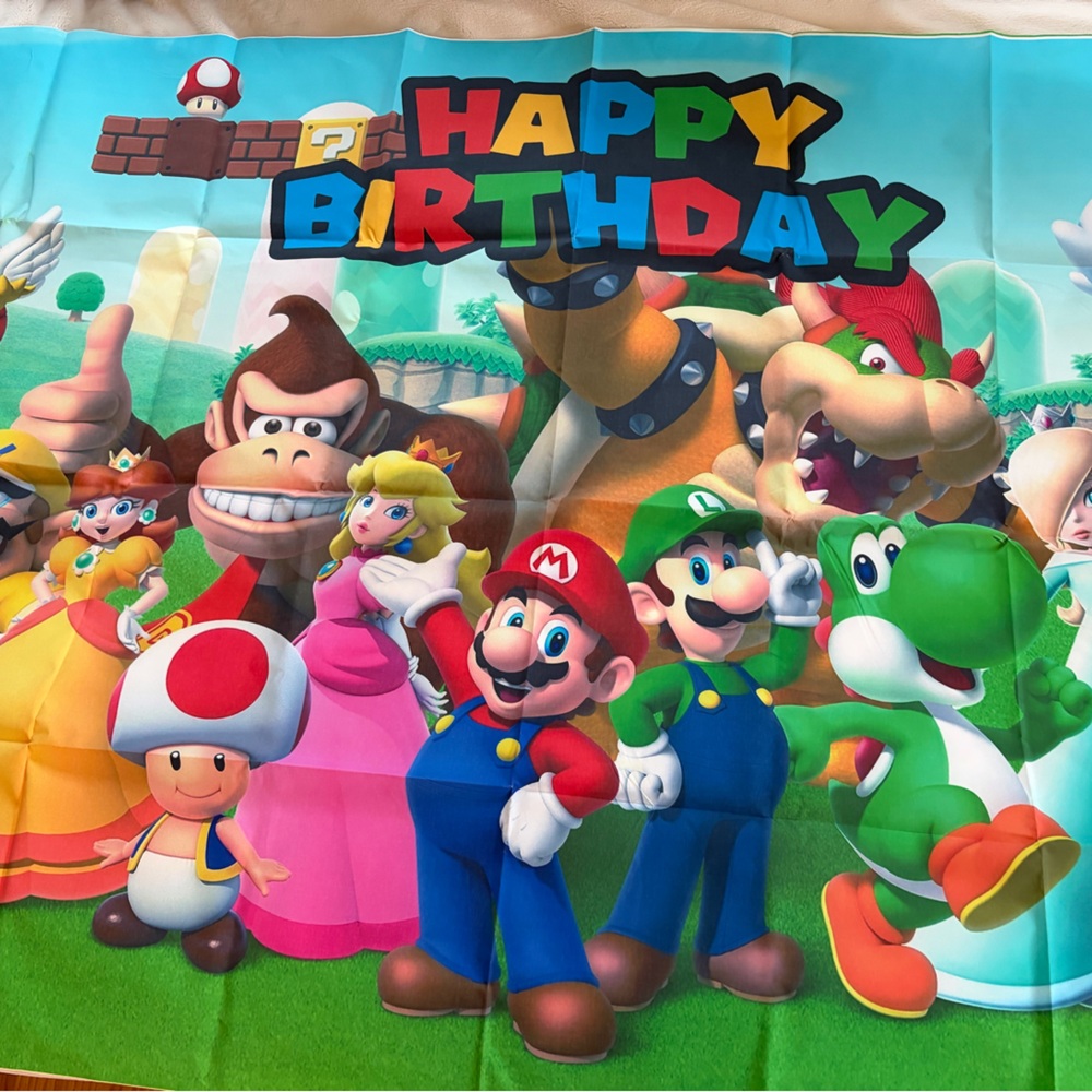 Super Mario Birthday Party Decor set